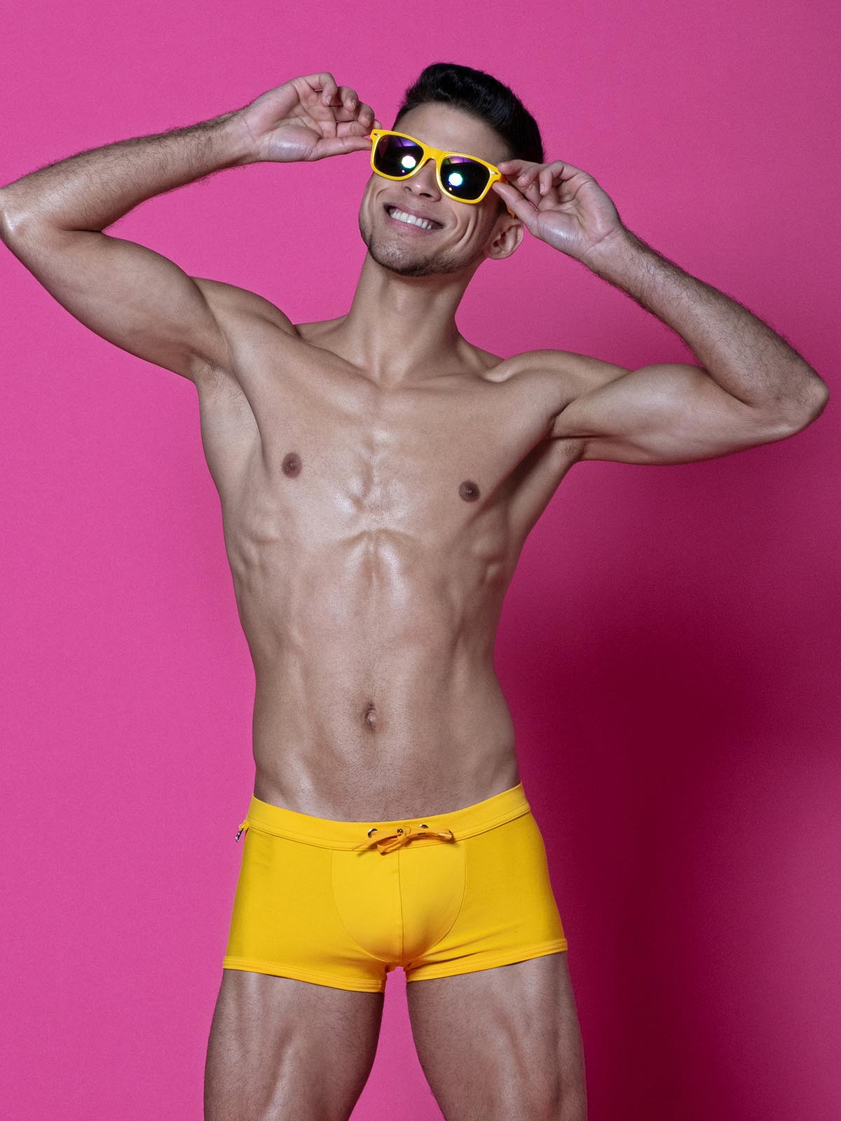 Brunos \ TOF Paris \ TOF Paris \ Plain Trunk Swimwear | Yellow