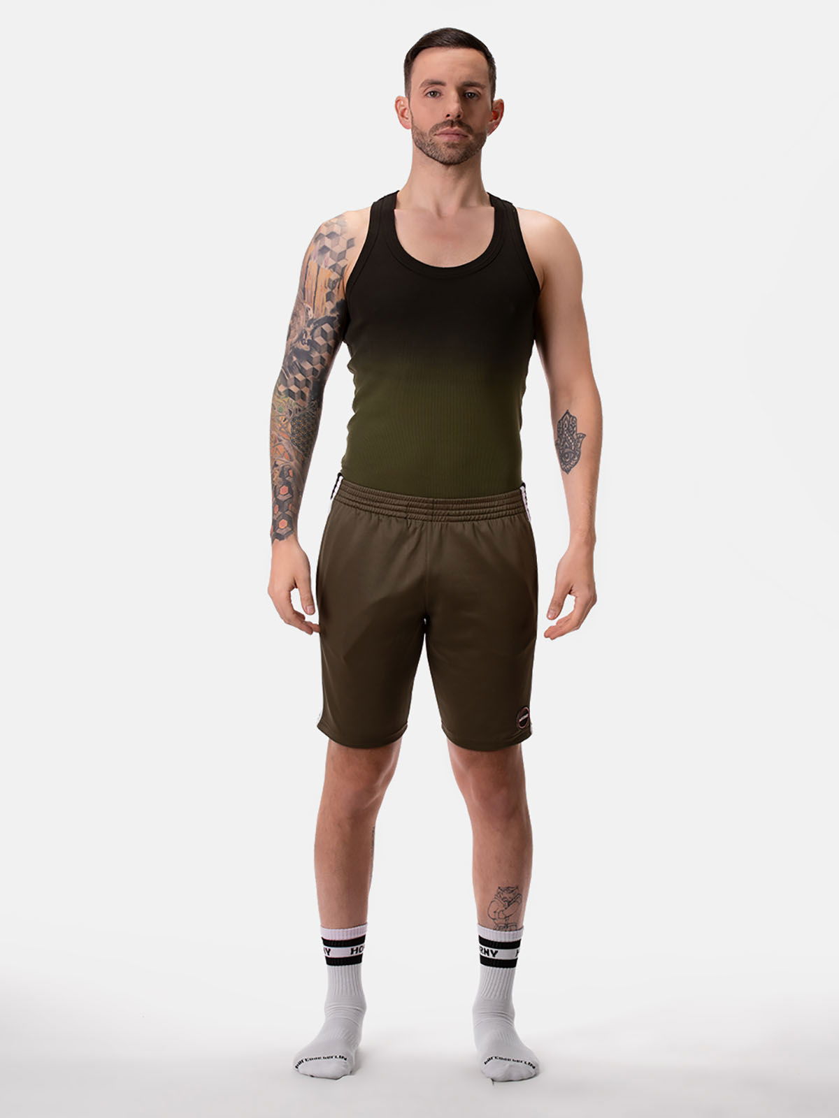 Brunos \  \ Barcode Berlin \ Short Tubor | Army