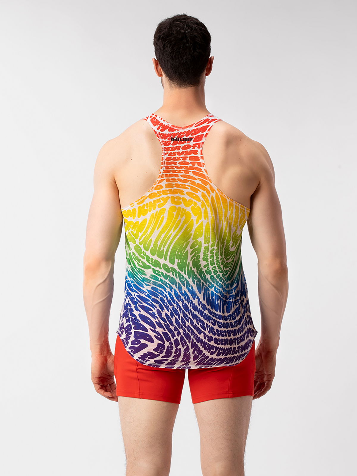 Brunos \ Pride Fashion \ Barcode Berlin \ Gym Top Pride Me | White