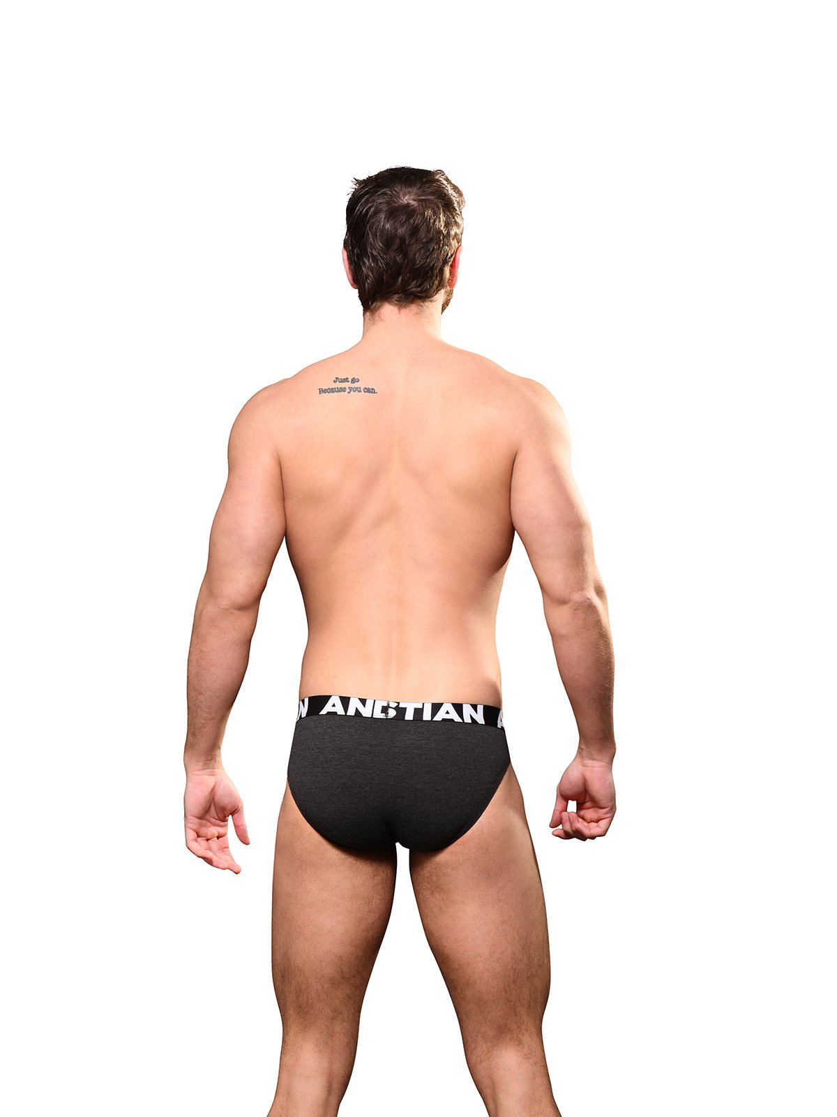 Almost Naked Bamboo Brief | Charcoal