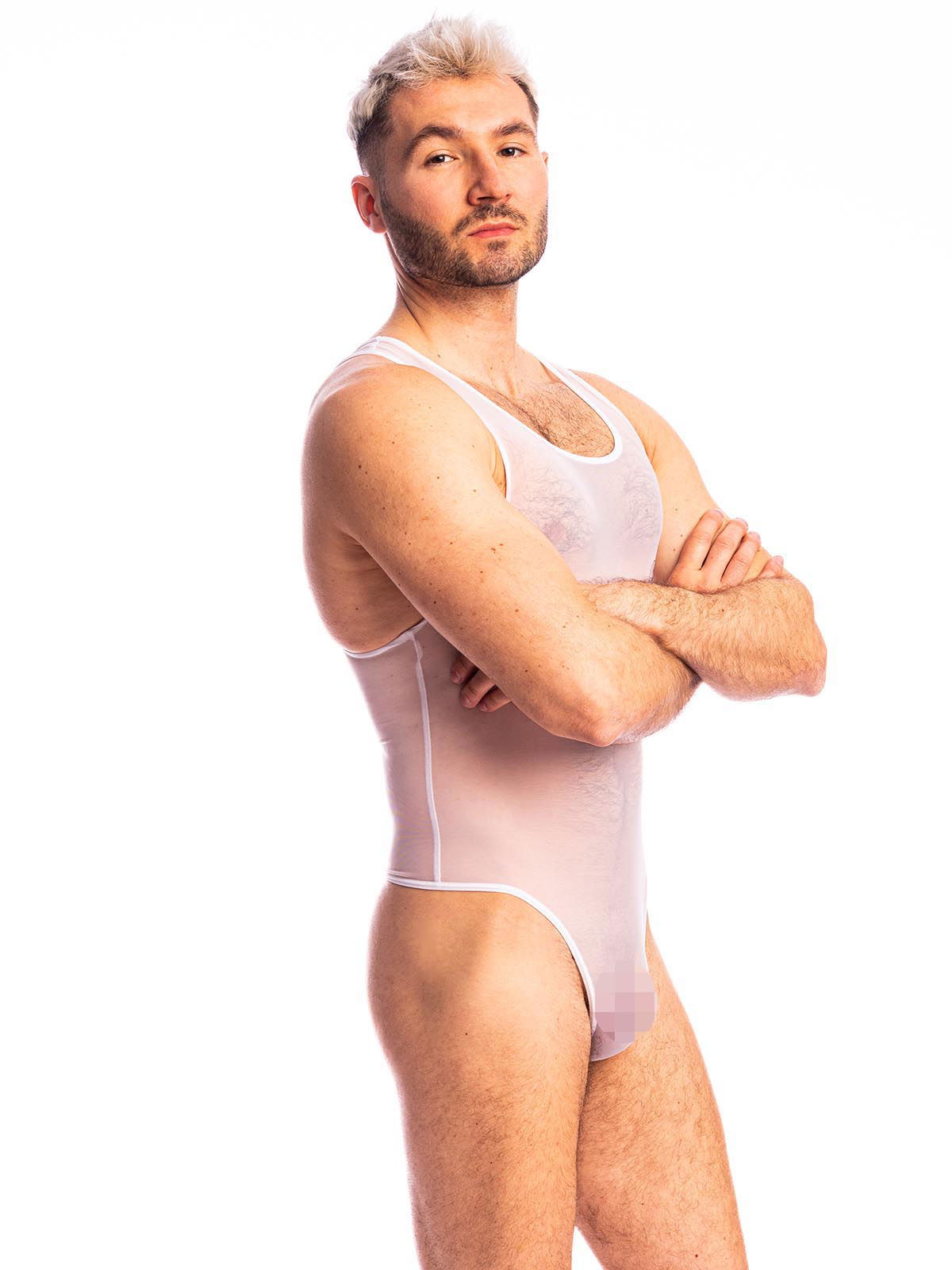 Brunos \  \ L'homme Invisible \ Body Thong Pure Sin | White