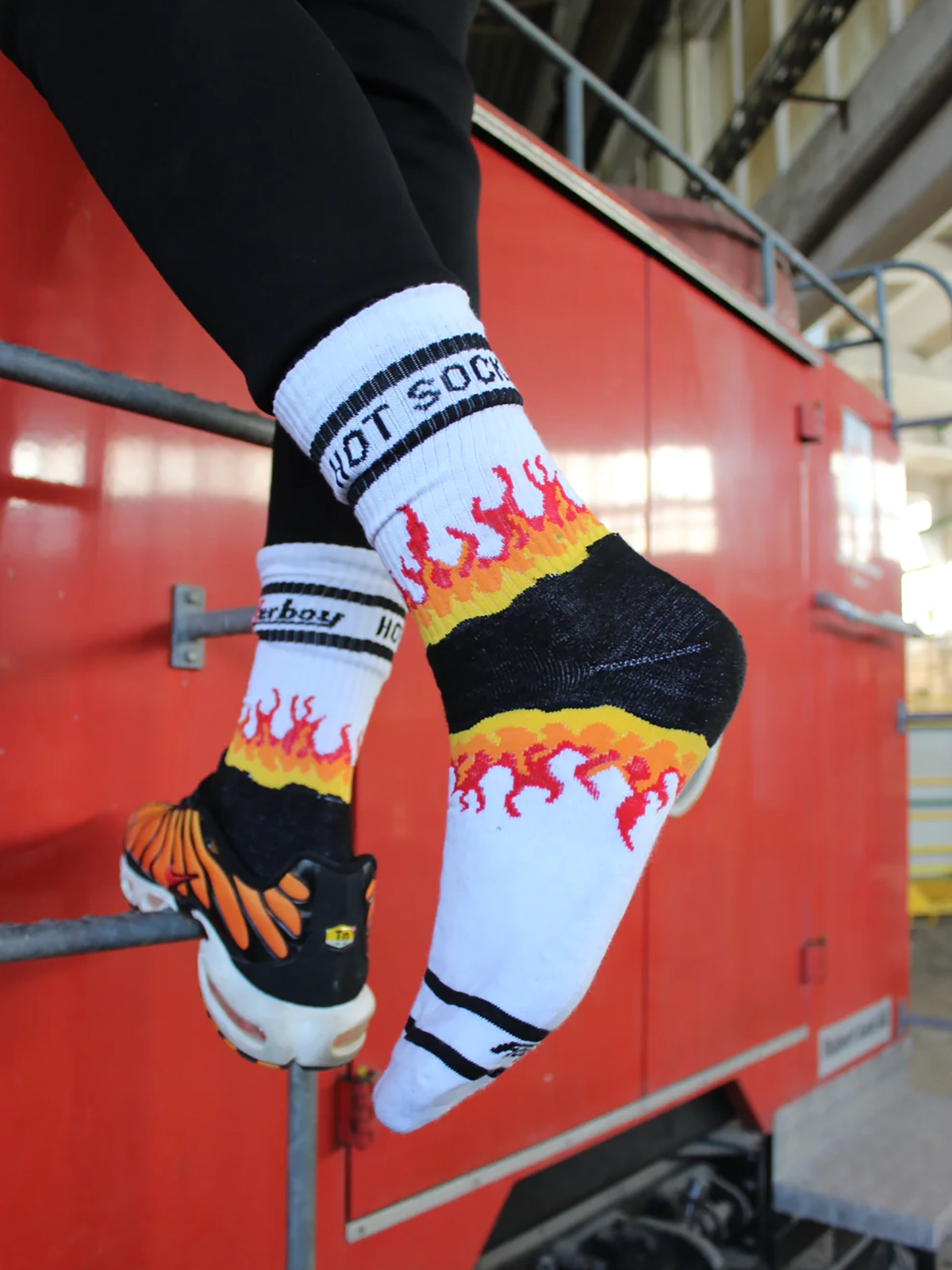 Brunos \  \ Sk8erboy \ HOT Socks | White