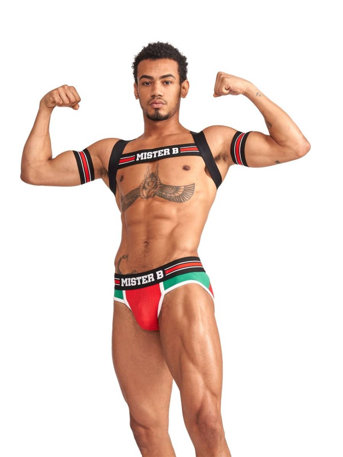 Brunos \  \ Mister B \ Urban Club Harness X-Back | Red