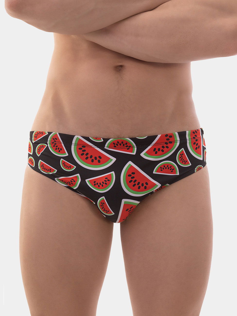 Brunos \ Swimwear \ Barcode Berlin \ Swim Brief Sandia | Black