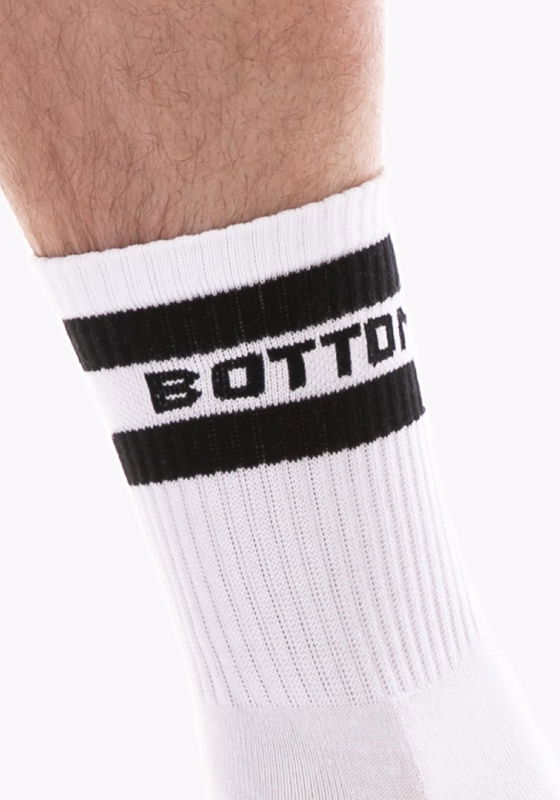 Brunos \ Socks \ Barcode Berlin \ Fetish Half Socks Bottom | White